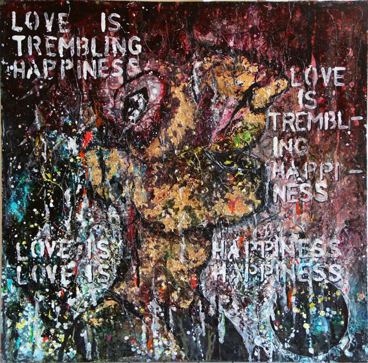 love is trembling happiness by Maher Diab